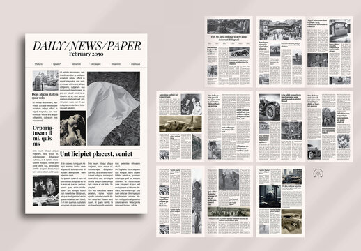 Daily News Paper Brochure Template