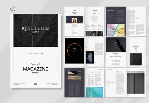 Just Mini Magazine Template
