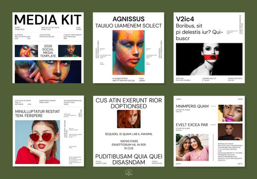 Social Media Kit Template