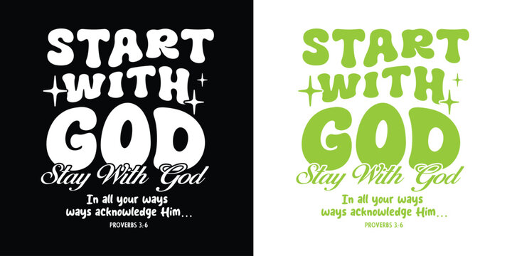 Start God Urban Streetwear Apparel Tshirt Clothing Design

