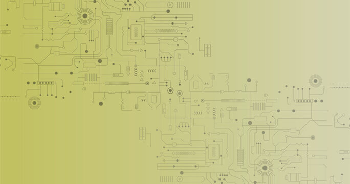 Electronics board. Circuit board electronic hi tech pattern. Vector abstract computer chip. 