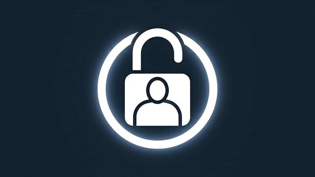 A person protected by a shield with a contract and signature badge