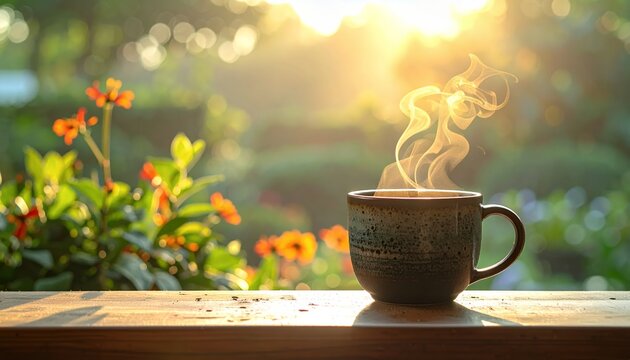 Morning Coffee - A Warm Start to a Bright Day.