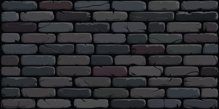 Old brick wall background featuring a weathered stone texture and grunge grey cement pattern on a solid architectural building surface