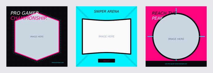 Gaming Esports Tournament and Online Streaming Design Template © Tubagus Hidayatullah