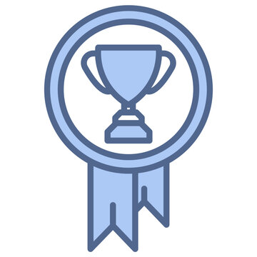 Competition blue icon