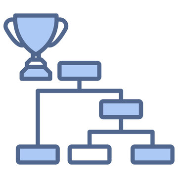 Championship blue icon