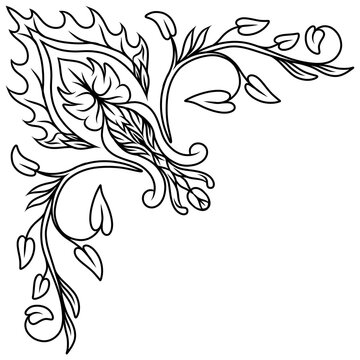 vector floral ornament