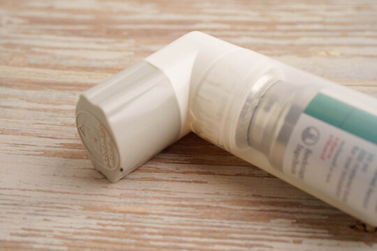 Bangkok, Thailand May 4, 2026 Asthma and chronic obstructive pulmonary disease COPD, metered dose inhaler MDI.