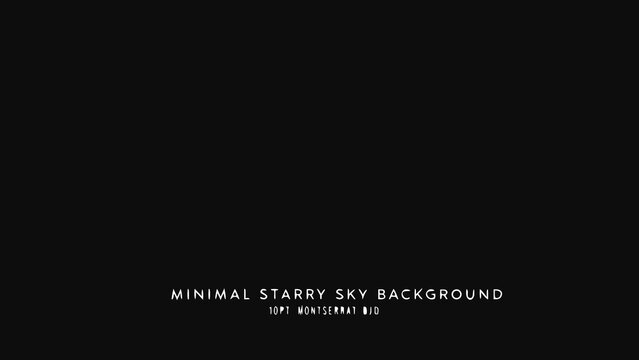 Minimal starry sky background with white stars and black space simple design high quality professional