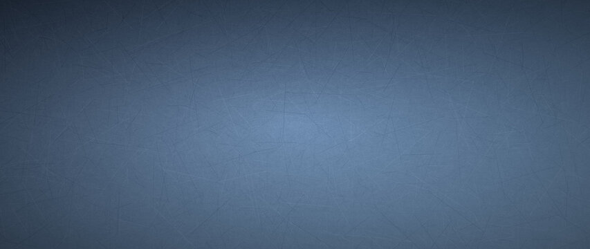 Clean scratched texture background in blue with sleek glowing surface for SaaS dashboard header and panoramic web design.