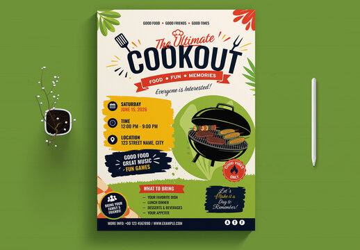 Cookout Catering Menu