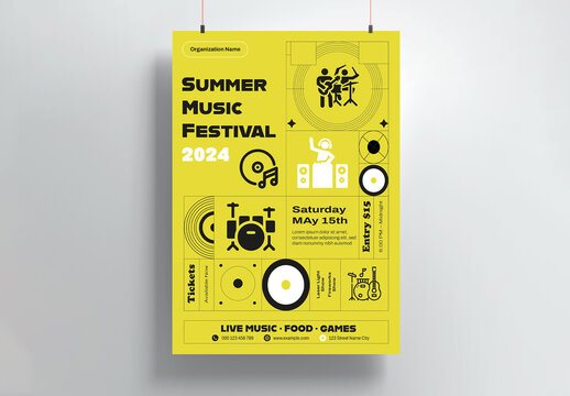 Music Festival Poster Template