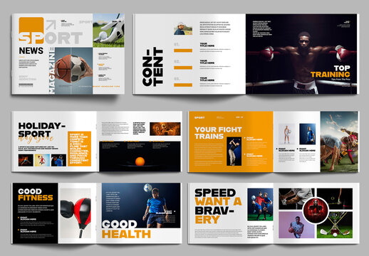 Sport Magazine Template