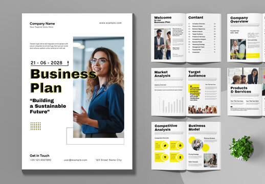 Business Plan Brochure Layout