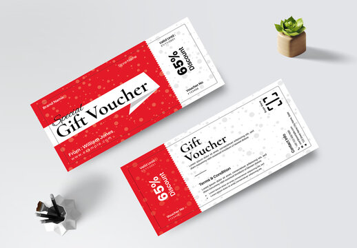 Gift Voucher Template Layout