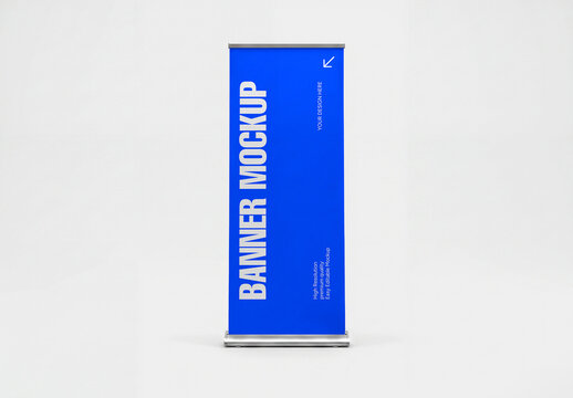 Roll Up Banner Mockup