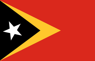 Timor Leste National Flag © Maxym Obeziuk