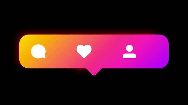 Premium social media counter UI featuring neon glow effects to add numbers over a dark background.
