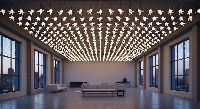 Modern interior lighting design