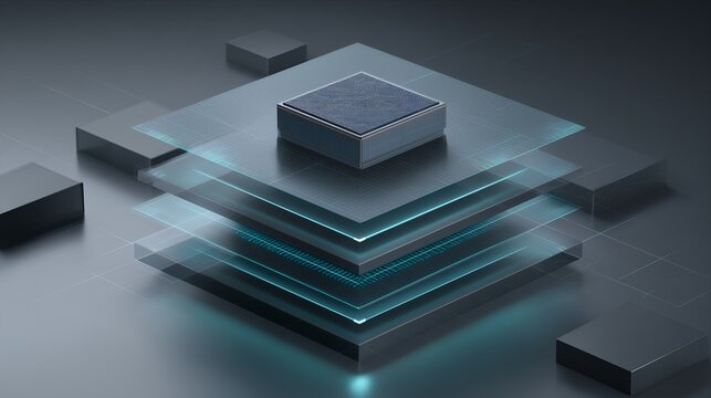 Layered AI Core Architecture with Modular Processing Stack and Enterprise Compute Infrastructure, Abstract Neural Processing Platform for Scalable Artificial Intelligence Systems and Cloud Technology