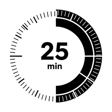 Pomodoro timer icon for productivity and time management