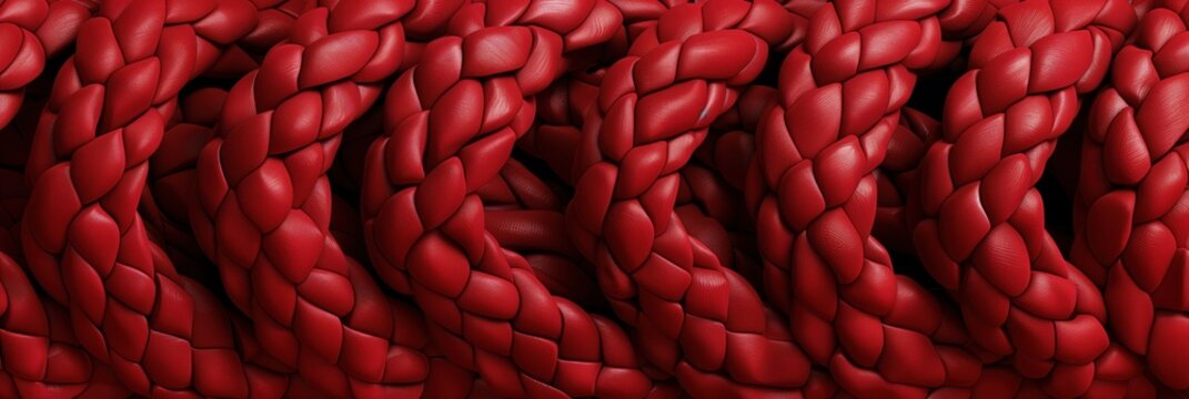 Microscopic view of densely packed red blood cells under a powerful lens
