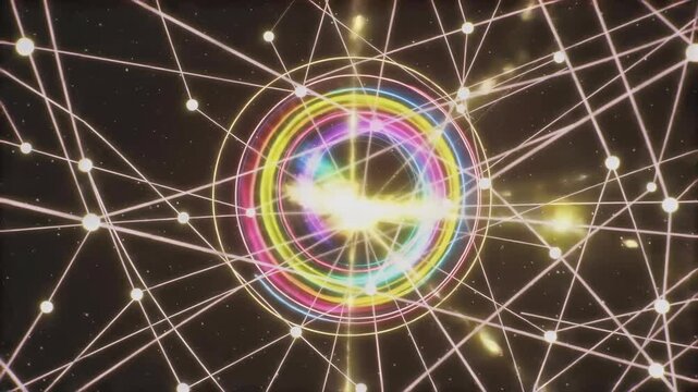 Proton collision with colorful quark interaction