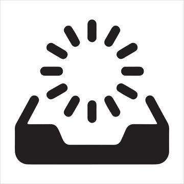 Loading Download Line Icon Vector, File Loading and Data Transfer Symbol EPS 10