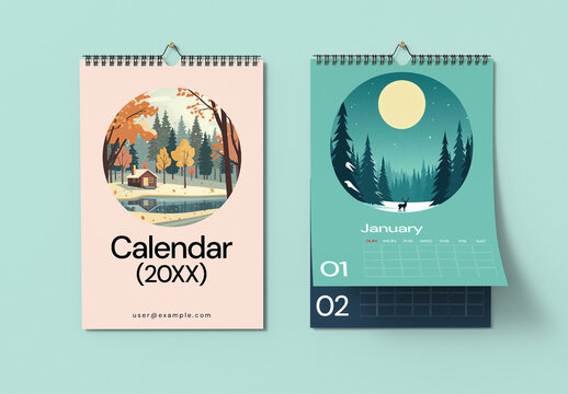 Calendar Design Layout