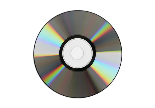 Compact disc isolated on transparent background