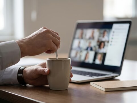 Corporate burnout concept showing emotional disengagement, meeting fatigue, and quiet exhaustion in modern office culture