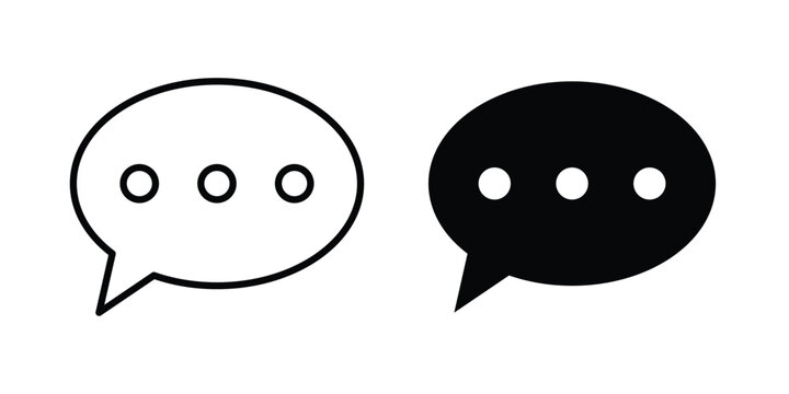 Live chat icon on white background.