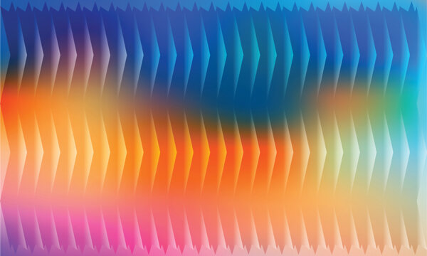 Gradient chevron pattern background with vibrant color spectrum