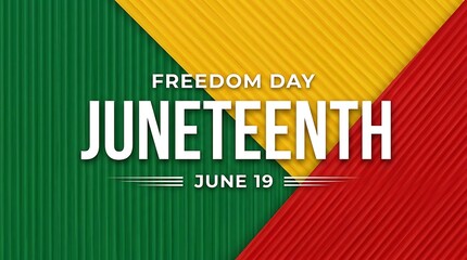 Juneteenth freedom day celebration june 19th emancipation