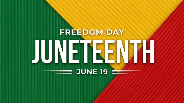 Juneteenth freedom day celebration june 19th emancipation