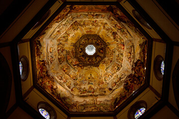 Fototapeta premium The dome of the Cathedral of Santa Maria del Fiore