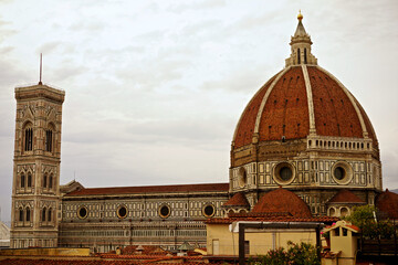 Fototapeta premium The great view of the Florence Cathedral