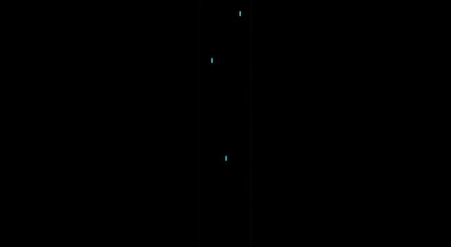 Digital binary code stream falling down abstract cyber animation