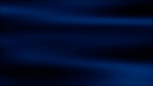 Dark Blue Gradient Wave Animation, Abstract Smooth Motion Background for Technology and Cyber Security Concept