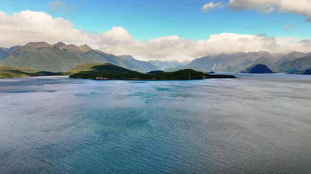 Manapouri Drone Footage, Fjordland, New Zealand