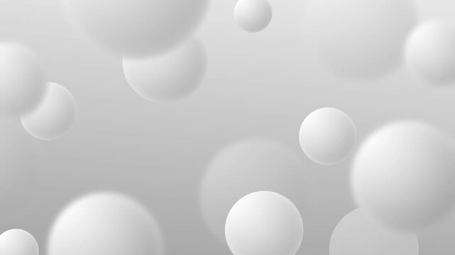 Abstract floating circles - loop background