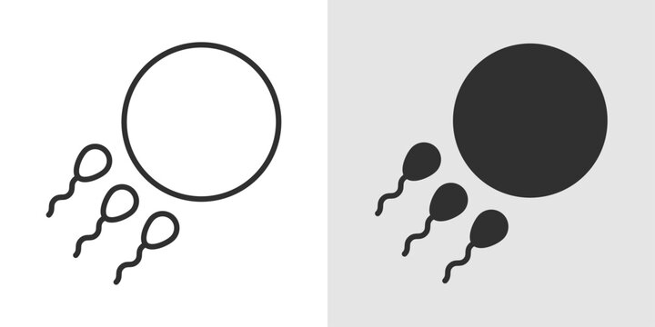 Fertility Treatment Icon representing reproductive health care, assisted conception, and medical support for fertility and family planning.
