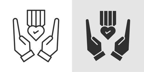 Fototapeta premium Wellness Achievement Icon representing health goals, personal success, and wellness progress.