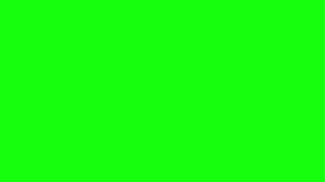 Animated 'verified' stamp and badge icons in green, black, and gold variations on a green screen, indicating authenticity and trust.