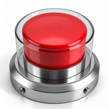 Industrial Red Emergency Push Button