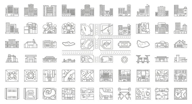 Ancient Hieroglyphic Symbols Collection.