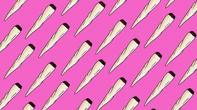 Pink Roll Rush Hand-Drawn Loop