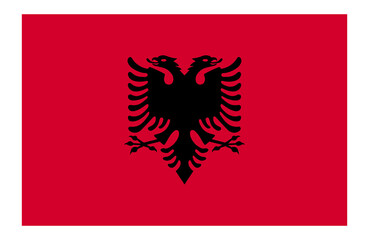 Fototapeta premium flag of albania