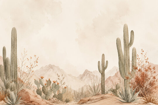 cactus in desert